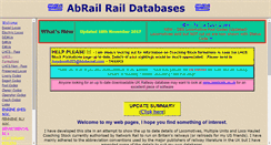 Desktop Screenshot of abrail.co.uk