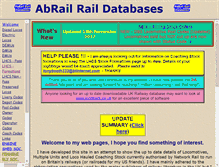 Tablet Screenshot of abrail.co.uk